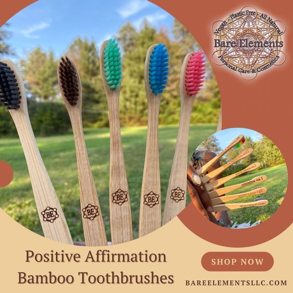 Bulk Bamboo Toothbrushes Etsy