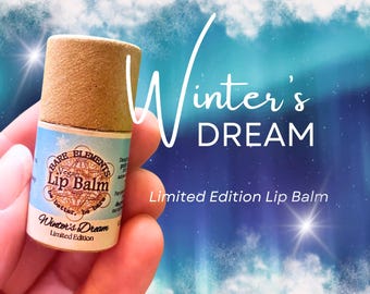 Winter’s Dream Limited Edition Lip Balm | Vegan - Kraft Tube - Compostable Label - Natural Ingredients -  Pure Essential Oils