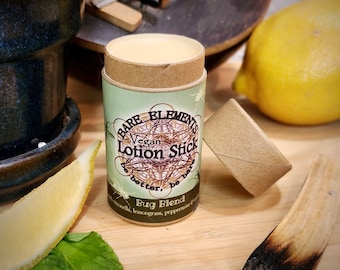 Bug Blend Lotion Stick w/ Citronella | Vegan - Kraft Tube - Compostable Label - Natural Ingredients -  Pure Essential Oils