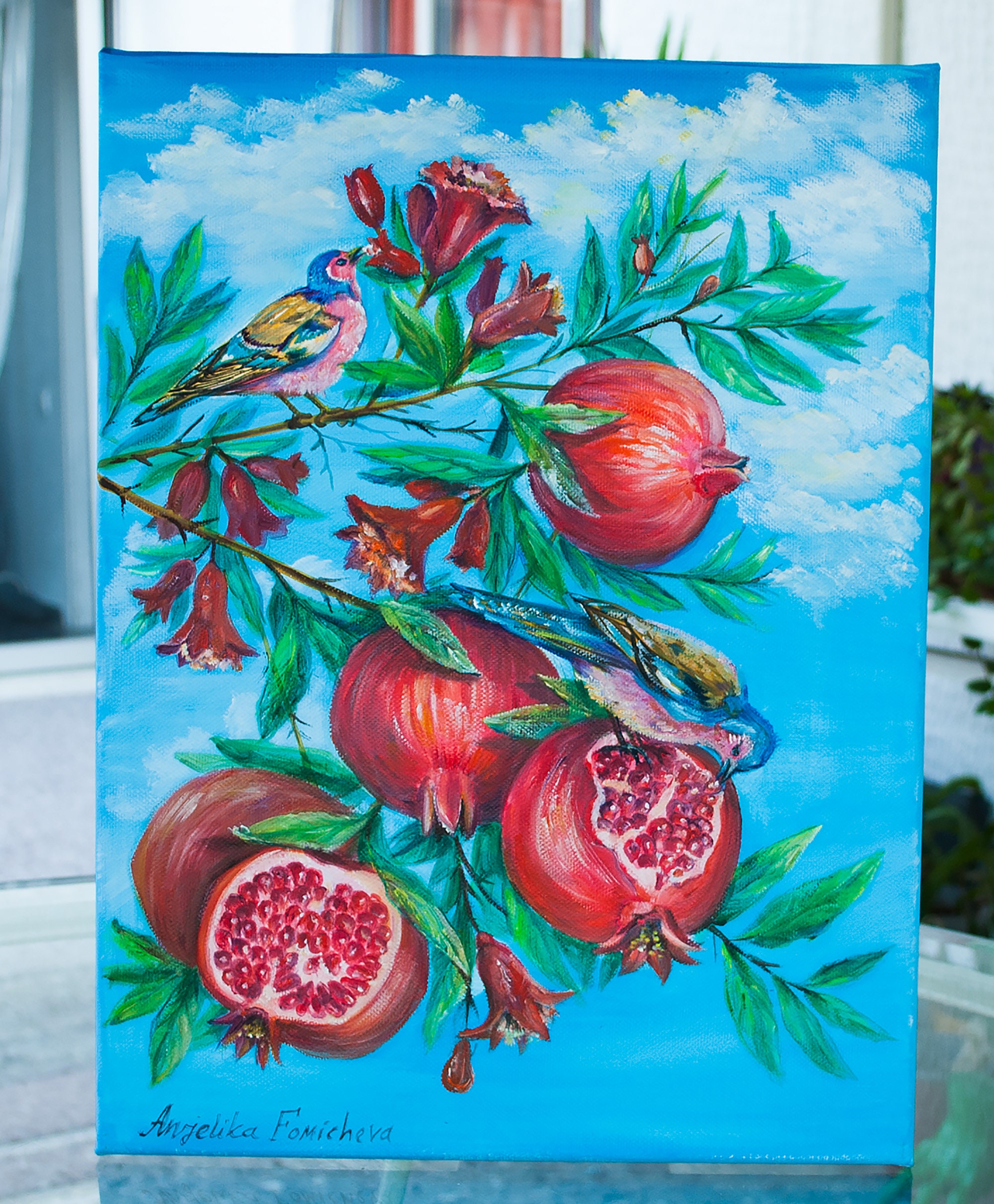 Pomegranate Paint-By-Number Kit