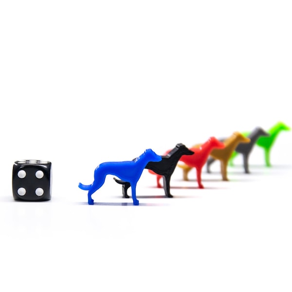 Greyhound Dog Meeple - Animal Board Game Boardgame Games Upgrade Components Pieces Bits Tokens Figures Accessory Miniatures Figurines