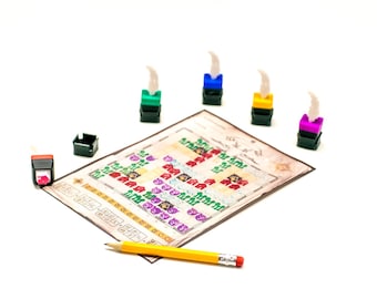Cartographers Stamps Upgrade | Board Game DnD Gaming Bits Meeples Boardgame Accessory Piece Replacement Token Figures Meeples Boost Drawings