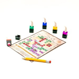 Cartographers Stamps Upgrade | Board Game DnD Gaming Bits Meeples Boardgame Accessory Piece Replacement Token Figures Meeples Boost Drawings