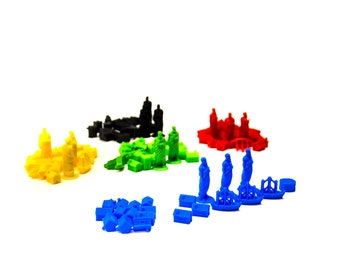 Concordia Board Game Compatible Upgrade Set | Games Gaming Bits Meeples Boardgame Accessory Pieces Replacements Upgrades Tokens Figures DnD