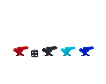 Meeple Eagle Figures | Board Games Gaming Bits Meeples Boardgame Accessory Game Pieces Replacements Upgrade Animal Bird Figurines Tokens DnD