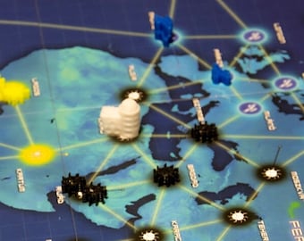 Research Lab Building Game Piece | Board Game Upgrade Accessory