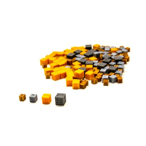 Terraforming Mars Board Game Compatible Cubes Upgrade Set | Games Gaming Bits Meeples Boardgame Accessory Pieces Replacements Tokens Figures