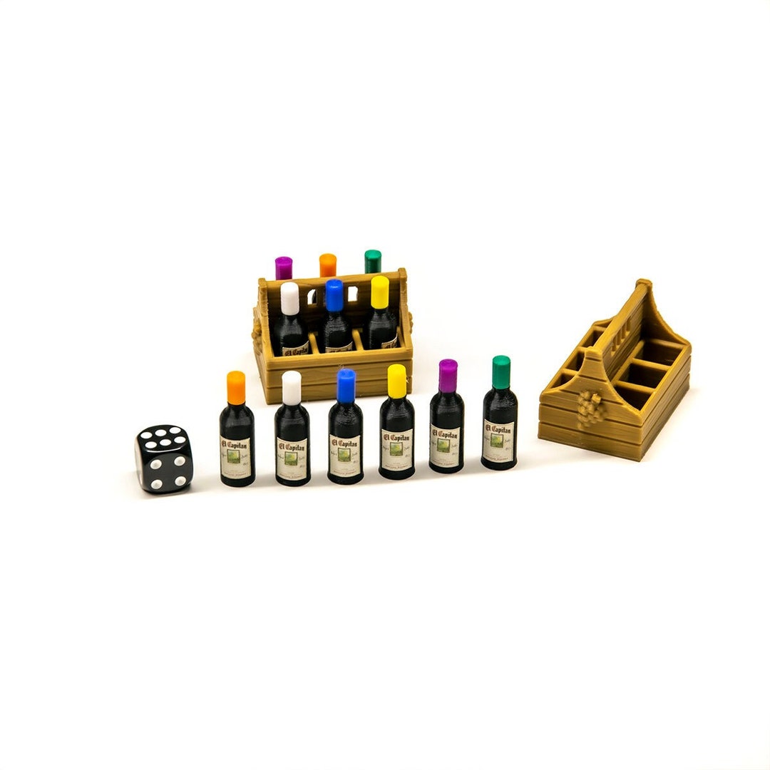 Viticulture Wine Upgrade Board Game Accessory Etsy