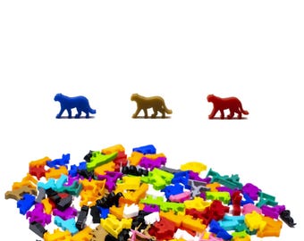 Cheetah Meeple for Board Games - Board Game Accessory Upgrade Pieces