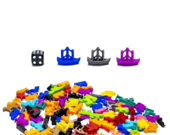 Schiff, Boot Miniaturen für Brettspiele - Brettspiel Zubehör DnD Pieces Upgrade Tokens