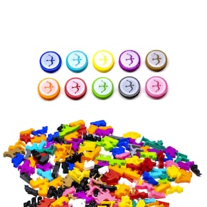 Disc Token mit Schleife EINSEITIG für Brettspiele - Brettspiel Zubehör DnD Pieces Upgrade Counters