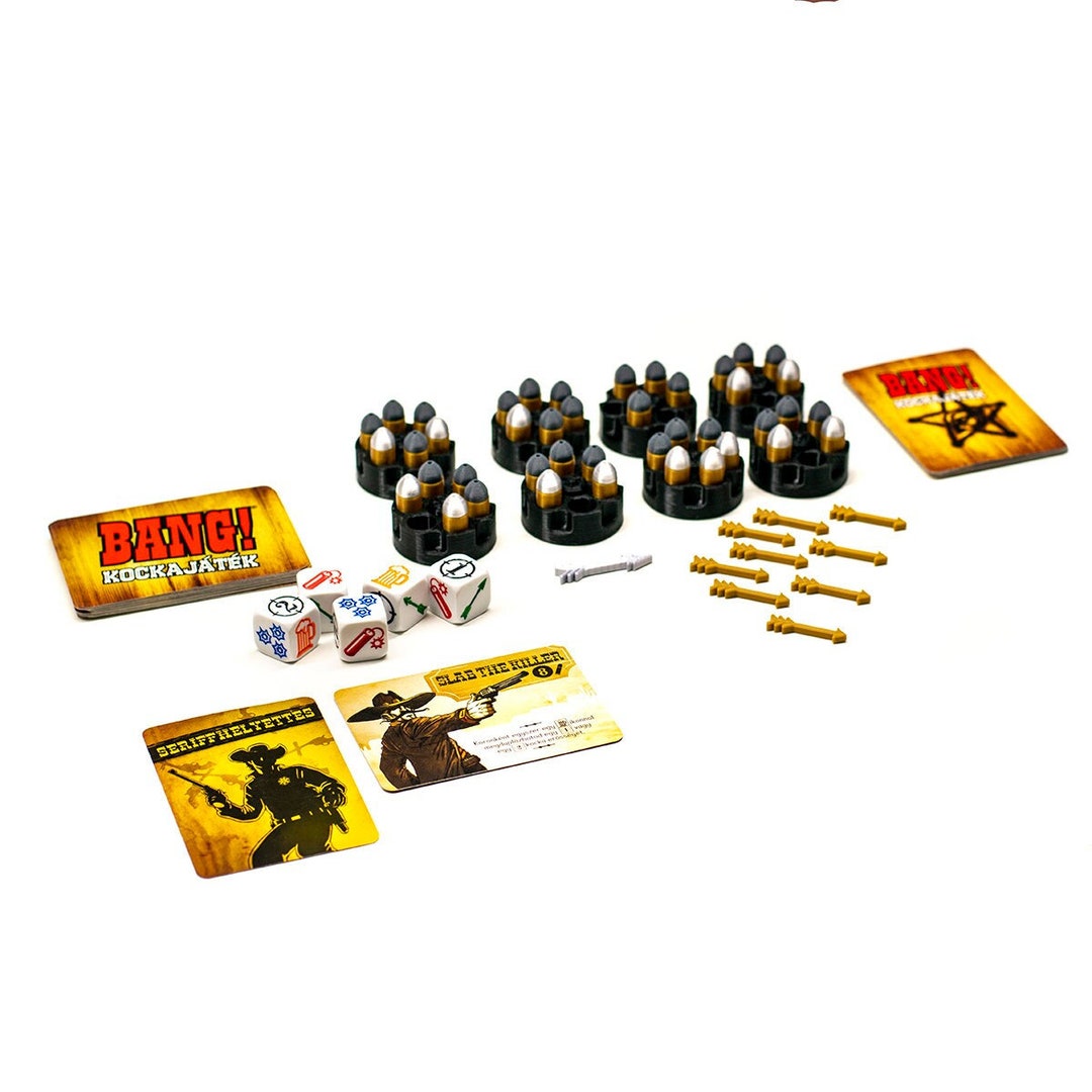 Bang Dice Game Upgrade Board Game Accessory Etsy