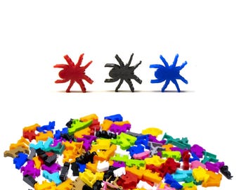 Spider Meeples – Board Game Upgrade, DnD Accessories