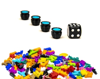 Water Resource Tokens for Board Games - Board Game Accessory Pieces Upgrade