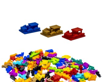 Gas Station Token for Board Games - Board Game Accessory Pieces Upgrade