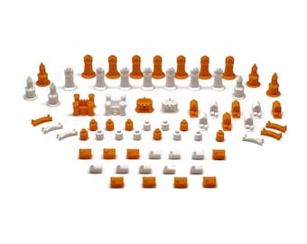 Terra Mystica Upgrade Expansion (68 PCS) - Terra Elements - Board Game Accessory Pieces