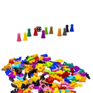 Pawn 23x13mm Classic Figures | Board Games Game DnD Accessories Gifts Tokens Pieces Upgrade Tabletop Character Miniatures