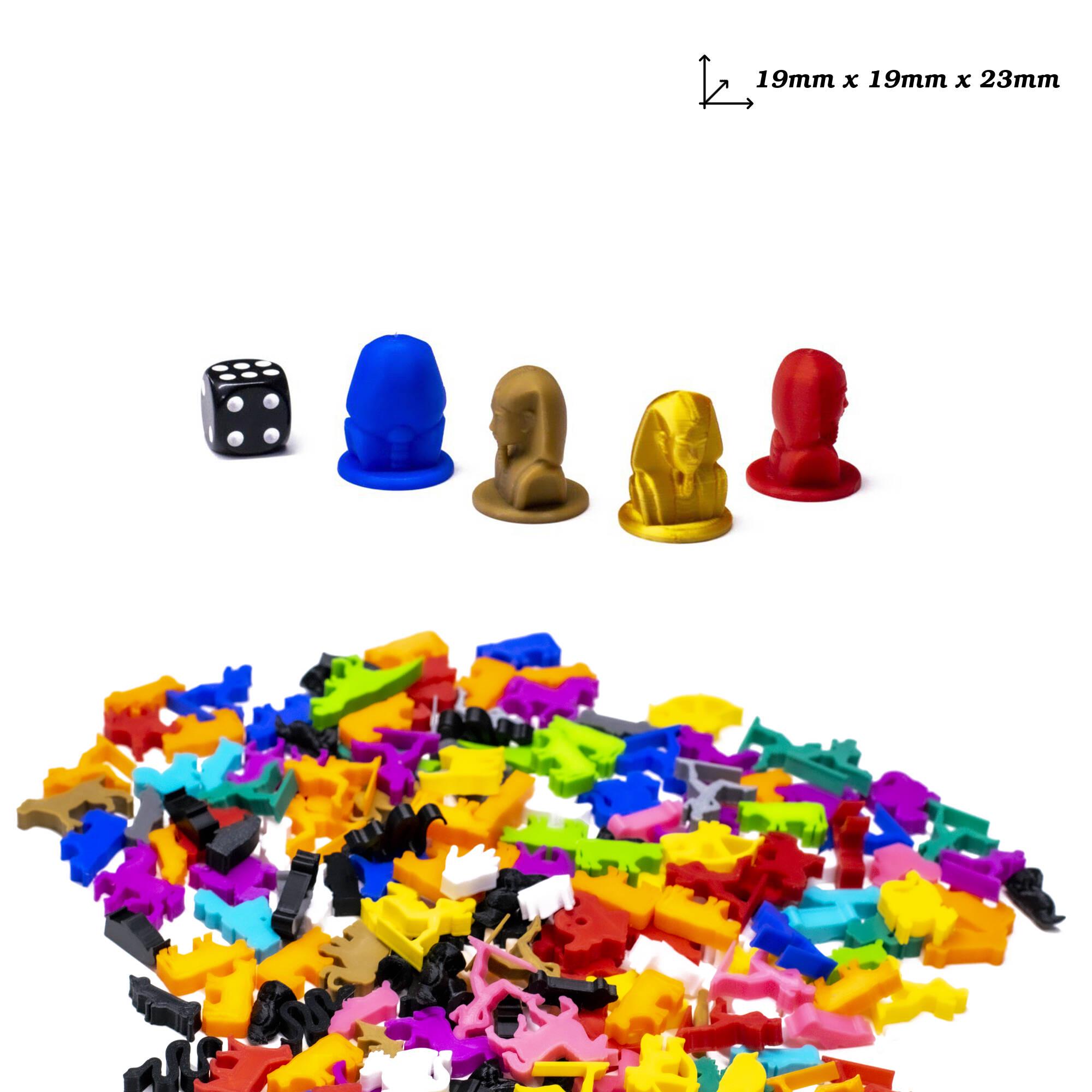 エジプト ファラオ トークン | ボードゲーム ゲーム ビット フィギュア ミープル ゲーム アクセサリー ピース 交換品 アップグレード フィギュア  トークン DnD - Etsy 日本