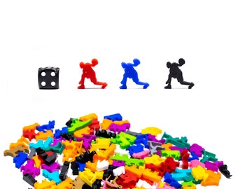 Basketball Player Meeples – Board Game Accessories, DnD Miniatures