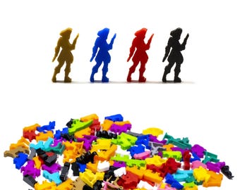 Piratenmädchen-Spielfiguren für Brettspiele – DnD-Brettspielzubehör, Miniaturen zur Aufwertung
