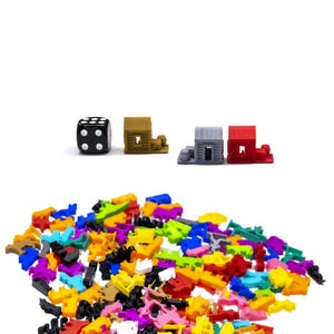Trading House Market Miniatures | Board Games Gaming Bits Figures Meeples Game Accessory Pieces Replacements Upgrade Figurines Tokens DnD