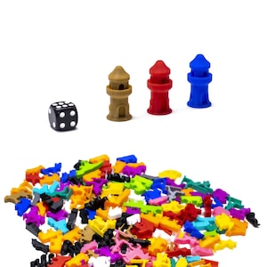 Medieval Tower Miniatures Board Games Upgrade - Board Game Accessory