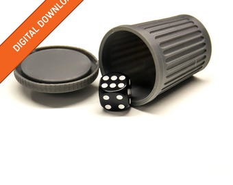 Bin Dice Tray | STL Digital Download | 3D Printable Model | BoardGameSet