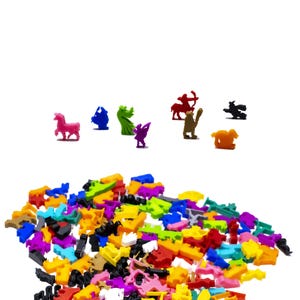 Set di Meeple di creature mitiche (8 pezzi) / Figure da gioco di ruolo da tavolo