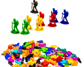 Entdecker, Abenteurer Miniaturen für Brettspiele - Brettspiel Zubehör DnD Pieces Upgrade Tokens