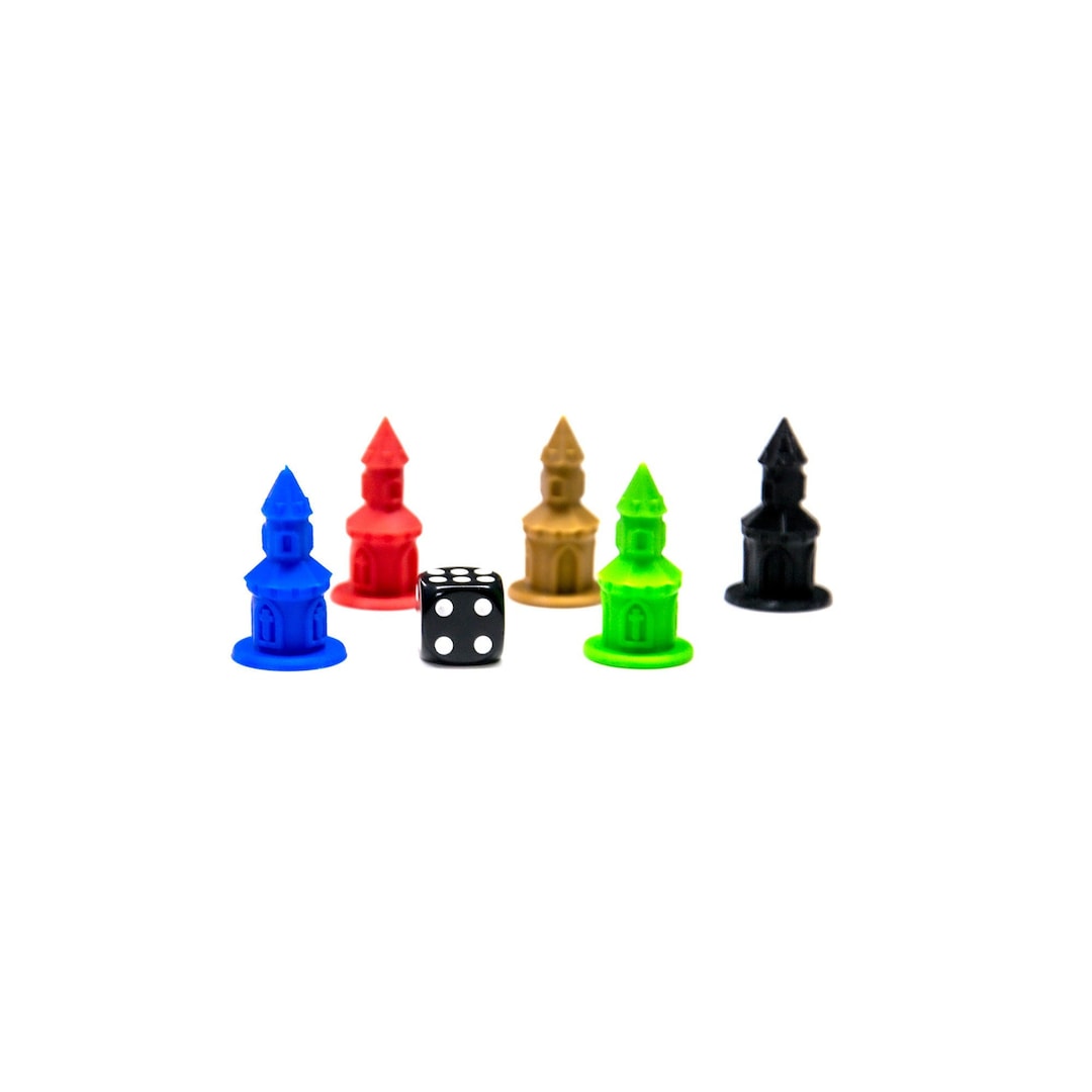 Church Miniatures Board Games Gaming Bits Meeples Boardgame Accessory Game Pieces Replacements