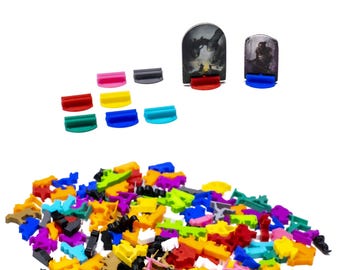 Vassoio Porta Gettoni Stampato In 3D Per Giochi Da Tavolo - Impilabile Con Imbuto