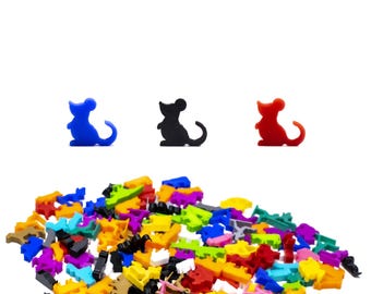 Maus-Tierfiguren für Brettspiele - DnD-Brettspielzubehör, Miniaturen zur Aufwertung