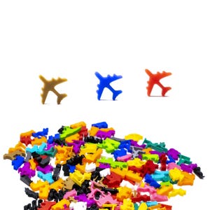 Airplane Meeple Tokens for Board Games - Board Game Accessories Pieces Upgrade