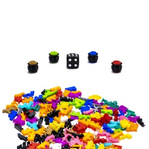 Cauldron Resources Board Game Upgrade | Games DnD Tabletop Accessories Gifts Tokens Pieces Bits Figures Meeples Miniatures Components