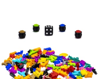 Cauldron Resources Board Game Upgrade | Games DnD Tabletop Accessories Gifts Tokens Pieces Bits Figures Meeples Miniatures Components