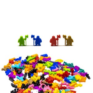 Figure di Sentinella e Guardia Meeple per giochi da tavolo - Accessori per giochi da tavolo D&D Pezzi Miniature di potenziamento