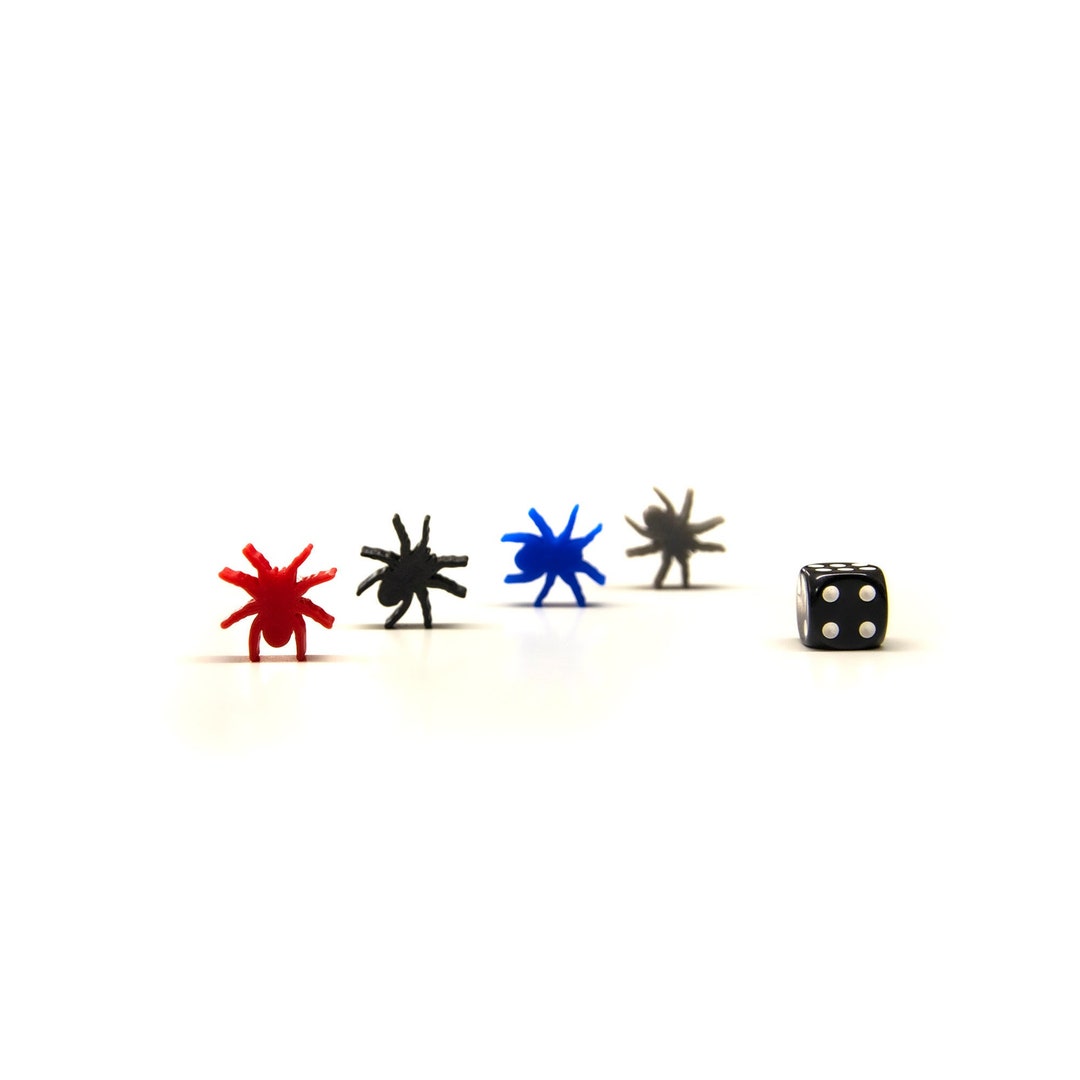 Meeple Spider Tokens Board Games Gaming Bits Meeples Boardgame Accessory Game Pieces