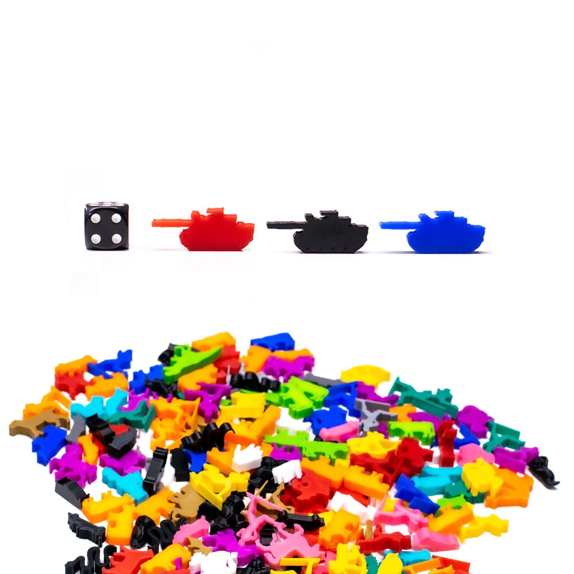 Base Navale Piccola Stampata In 3D Per Axis &amp; Allies - Set Da 10 Pezzi Personalizzati
