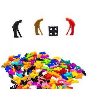 Figurines de joueur de golf pour jeux de société - Miniatures de mise à niveau des pièces du MDN