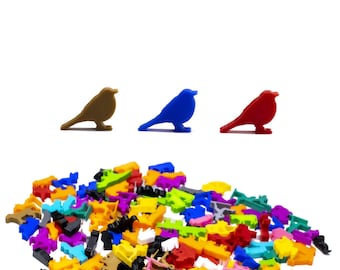 Bird Animal Meeple for Board Games - DnD Board Game Accessories Pieces Upgrade Miniatures