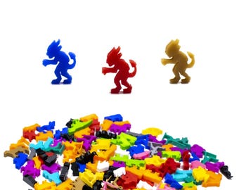 Evil Imp Meeple Fantasy Token for Board Games - Board Game DnD Accessory Upgrade Pieces