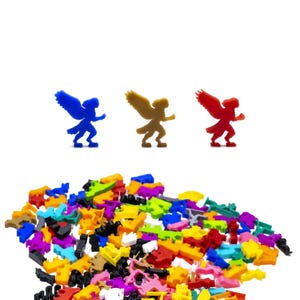 Harpy Meeple Tokens for Board Games - DnD Board Game Accessories Pieces Upgrade Miniatures