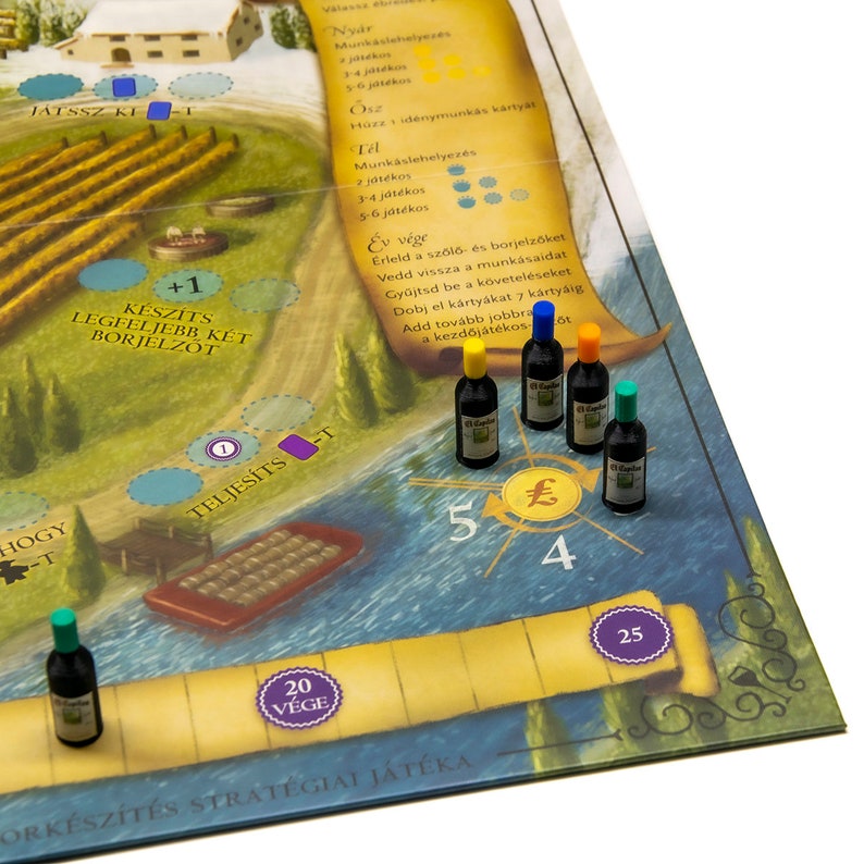 Viticulture Board Game Compatible Wine Upgrade Games Gaming Bits Meeples Boardgame Accessory Markers Pieces Replacements Tokens Figures image 4