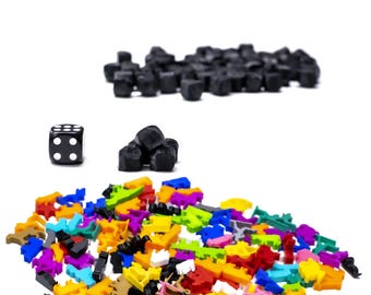 Coal Resource Tokens | 3D Printed Board Game Upgrade