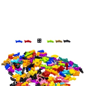 Voiture de course, véhicule de sport Meeples pour jeux de société - Miniatures de mise à niveau des pièces du MDN