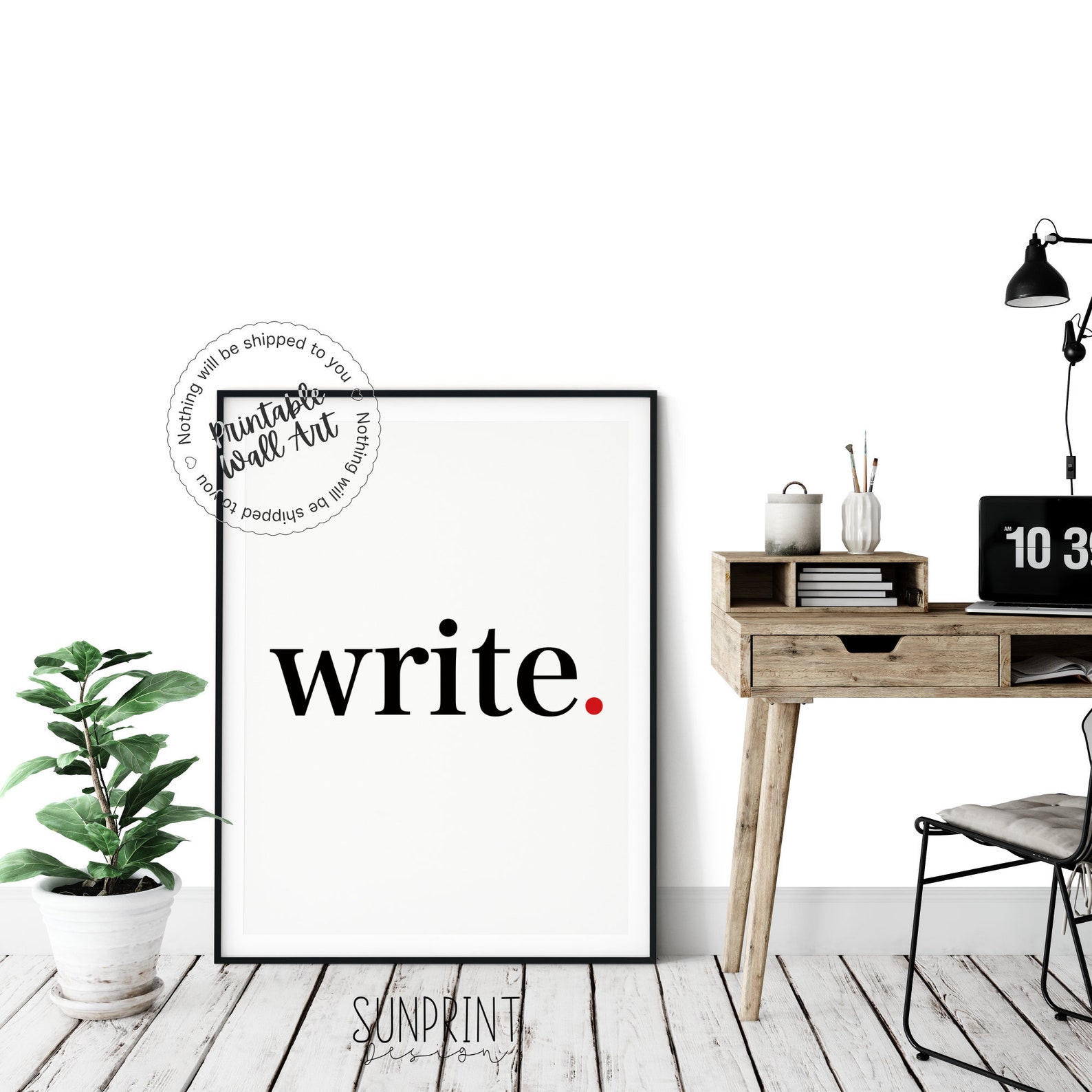 PRINTABLE Writer Wall Art Gift Idea For Writers Authors | Etsy