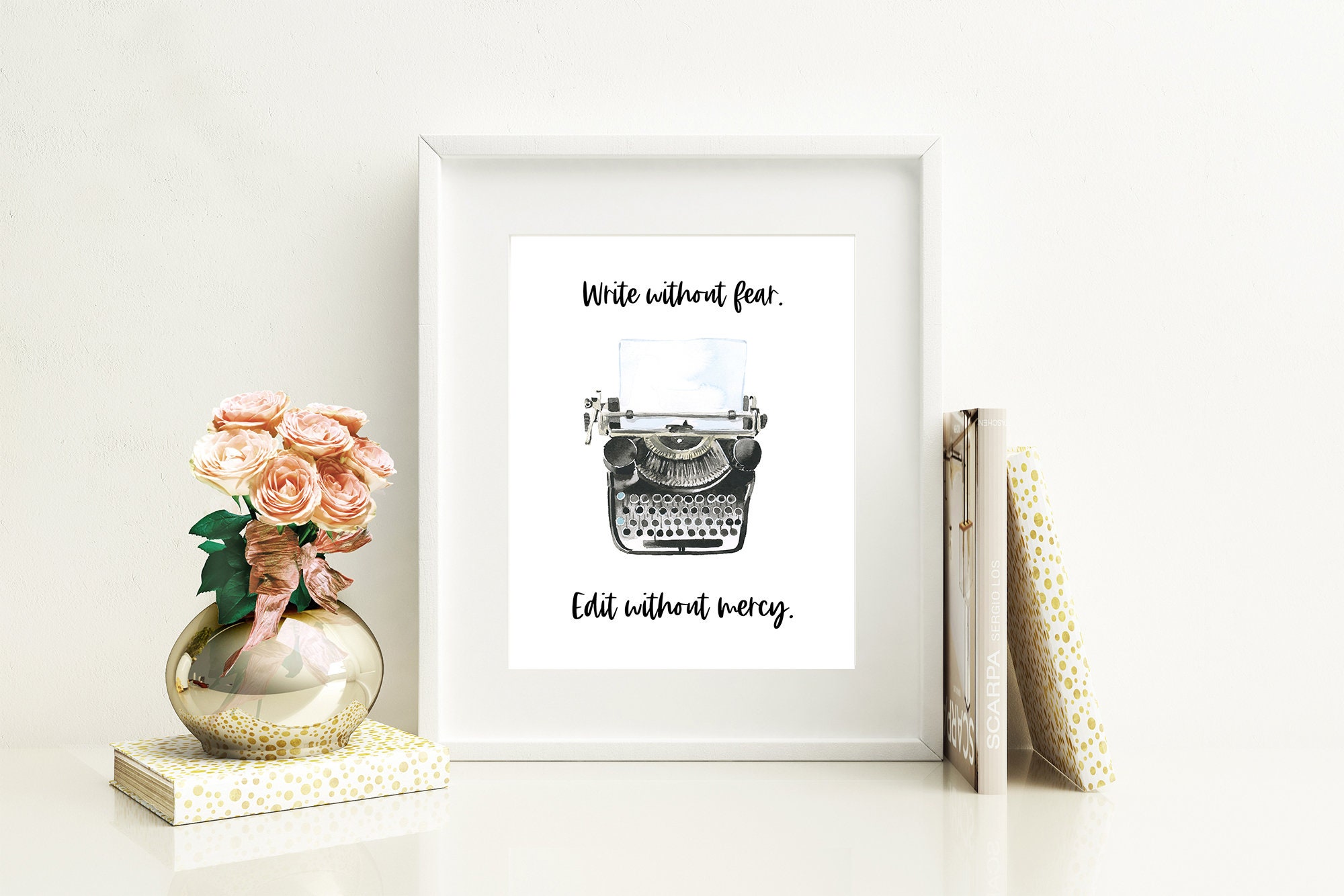 PRINTABLE Writer Wall Art Office Wall Decor Writers Gift | Etsy