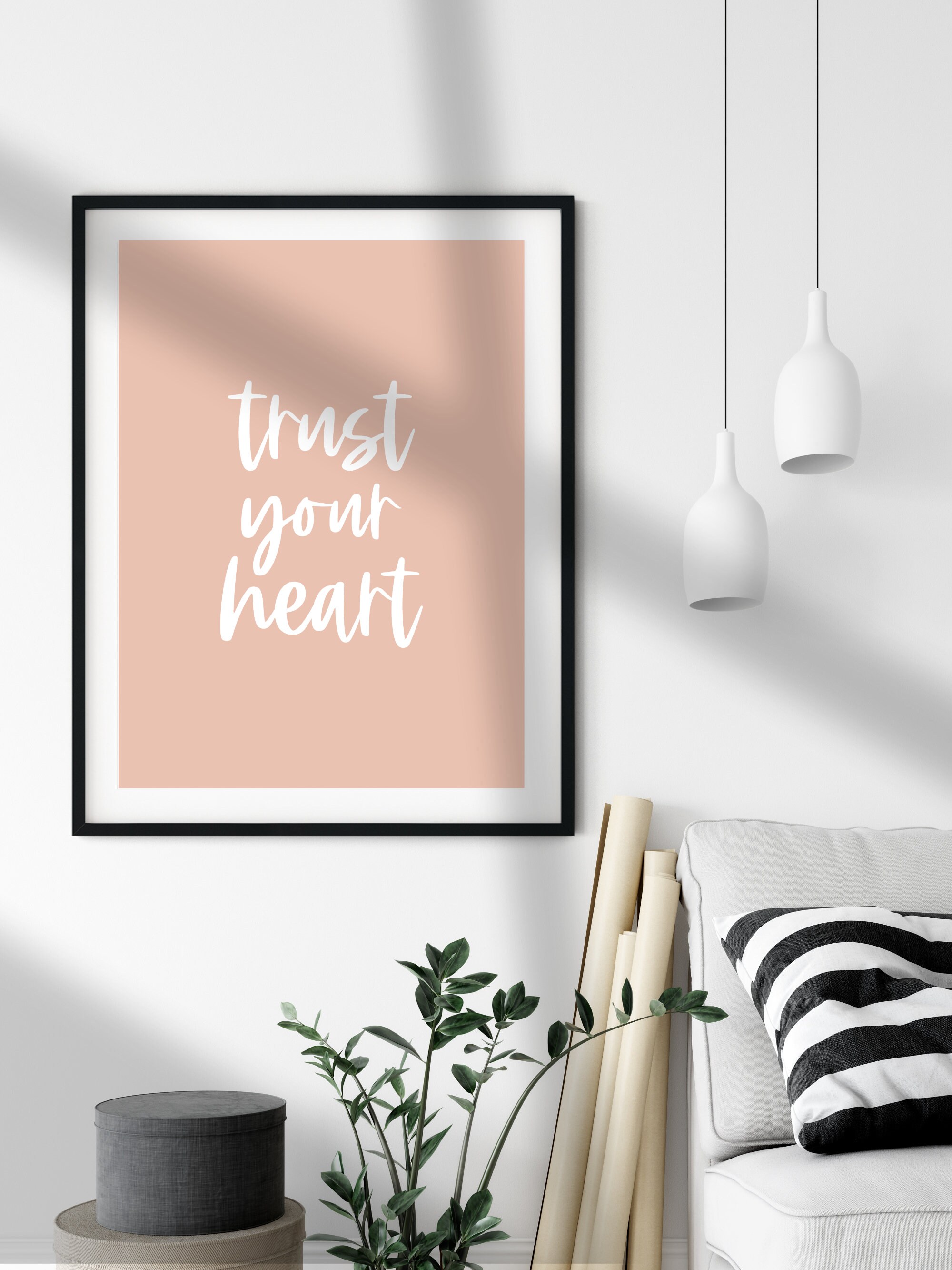 PRINTABLE Typography Wall Art Quote Poster Bedroom Wall Art Etsy