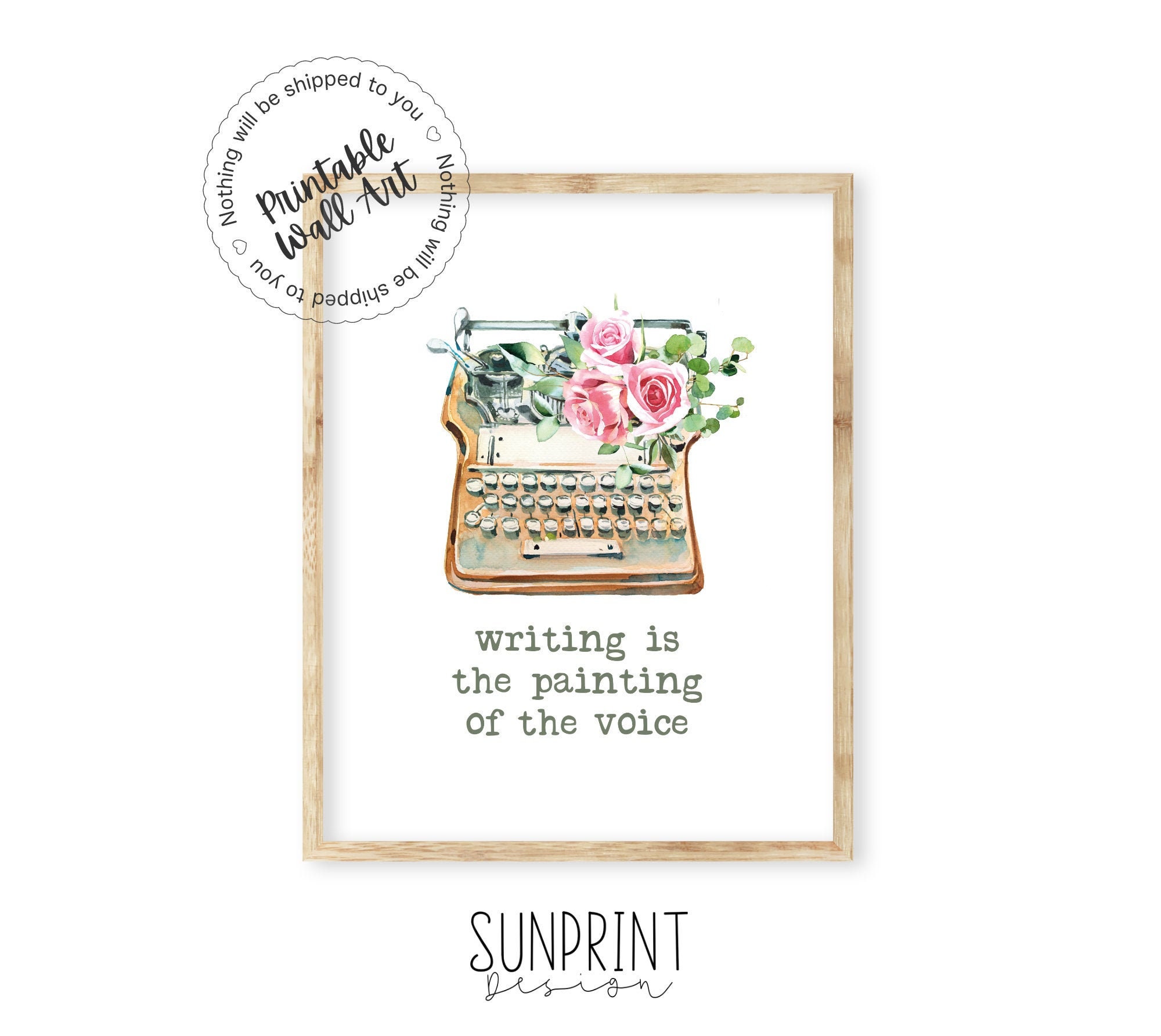 PRINTABLE Writer Wall Art Office Wall Decor Writers Gift | Etsy UK