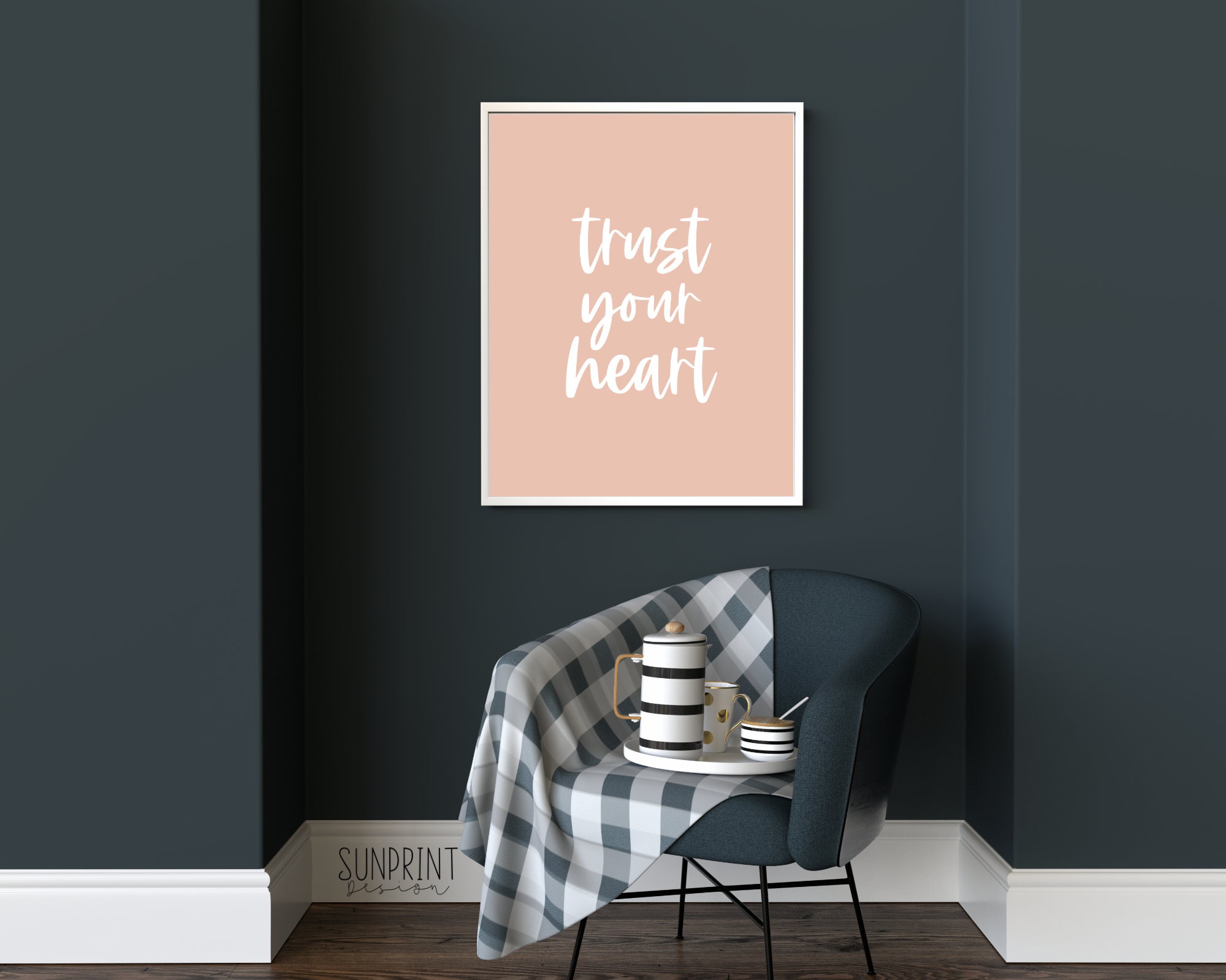 PRINTABLE Typography Wall Art Quote Poster Bedroom Wall Art | Etsy